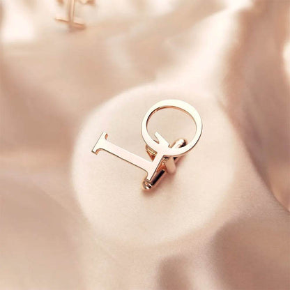 Tangula Custom Cufflinks for Groom Stainless Steel Men's Initials Cufflinks Personalized Wedding Best Man Jewelry Gift - Tamnz