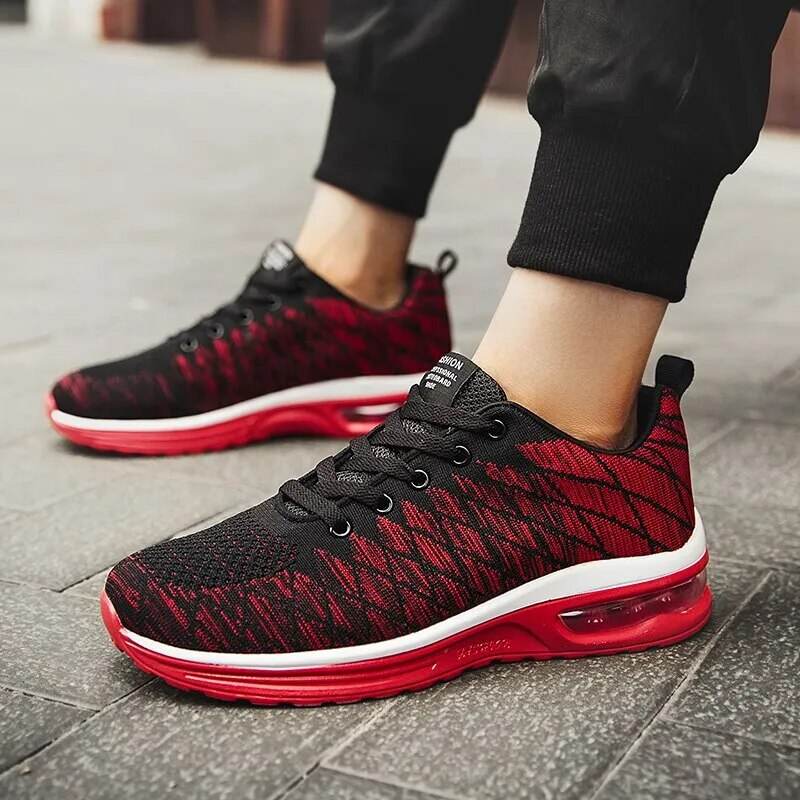 Running Shoes Unisex Sneakers Lightweight Breathable Sports Shoes Cushioning Jogging Tennis Shoes - Tamnz