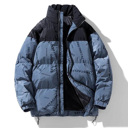 Winter Men's Parkas Plus Size 8xl Korean Fashion Stand Collar Thick Warm Puffer Jacket Windbreaker Thermal Padded Coat - Tamnz