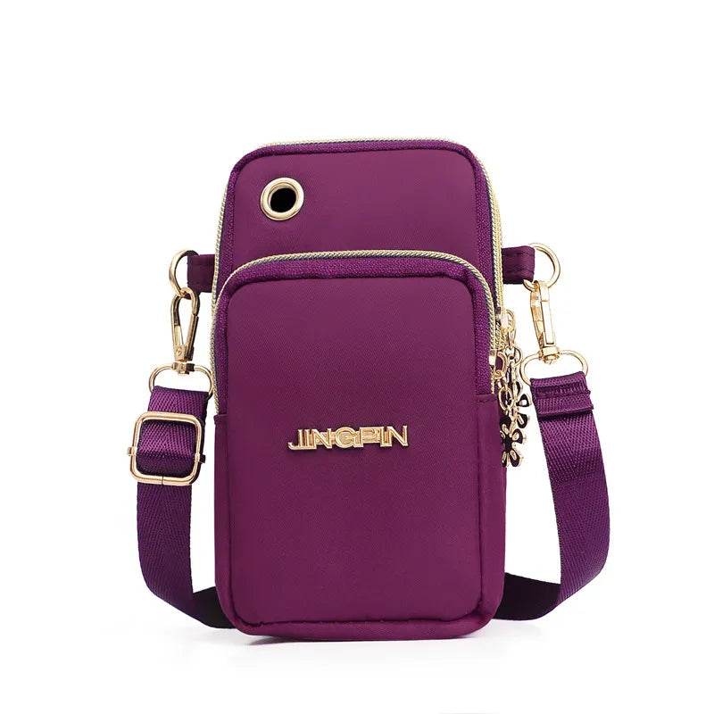 Buylor New Mobile Phone Crossbody Bags for Women Fashion Women Shoulder Bag Cell Phone Pouch With Headphone Layer Wallet - Tamnz