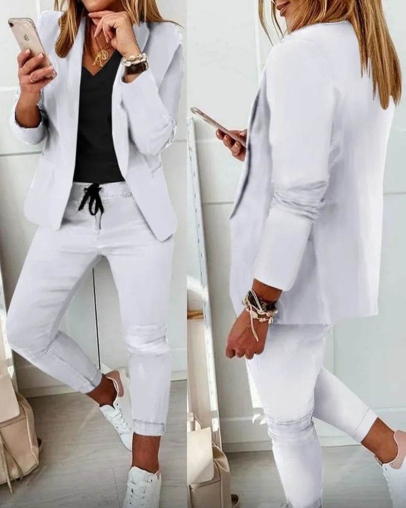 Women fashion blazer custom high quality women's Suits new style blazer SETfor ladies - Tamnz