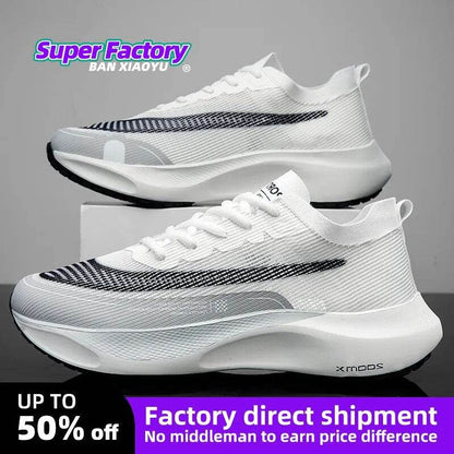 Marathon Air Cushion Men Sports Running Shoes Breathable Lightweight Women's Comfortable Athletic - Tamnz