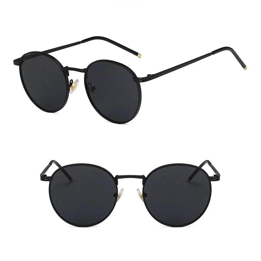 Fishing Metal Frame Shades Round Sun Eyewear - Tamnz
