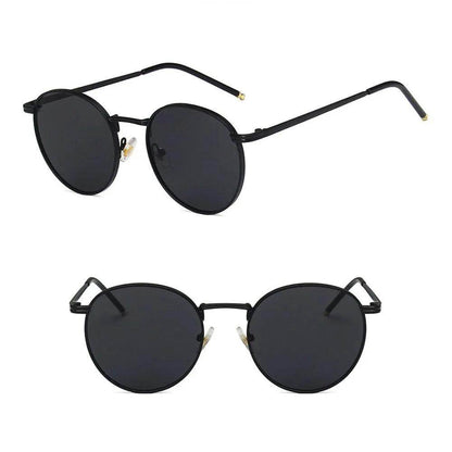 Fishing Metal Frame Shades Round Sun Eyewear - Tamnz