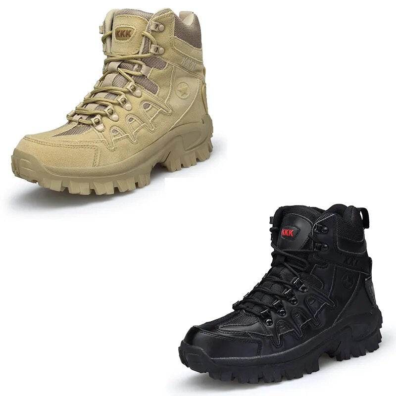 Men's Military Tactical Boots Army Boots Anti-Slip Ankle Boots Work Safety Shoes - Tamnz