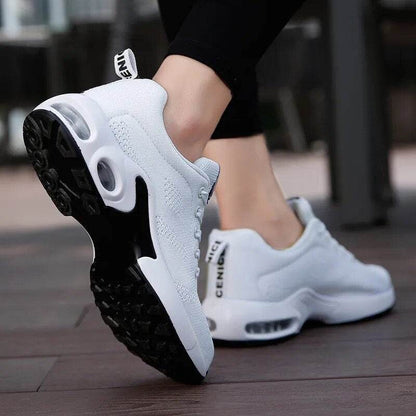 Sports Shoes For Women 2023 Spring White Breathable Casual Sneakers Summer Breathable Air Cushion Running Shoe Zapatillas Mujer - Tamnz