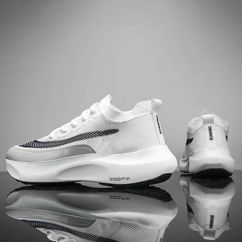 Marathon Air Cushion Men Sports Running Shoes Breathable Lightweight Women's Comfortable Athletic - Tamnz