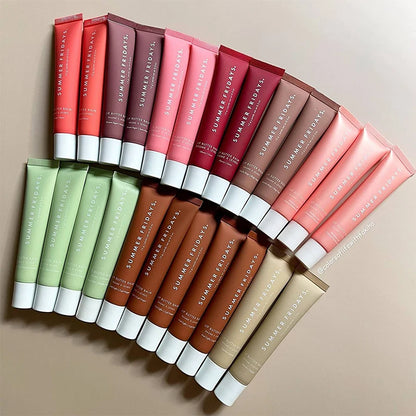 Summer Fridays Lip Balm Moisturizing Mirror Lip Gloss Lip Vanilla Pink Sugar Coffee Cake Smell Lipstick Transparent Oil Makeup