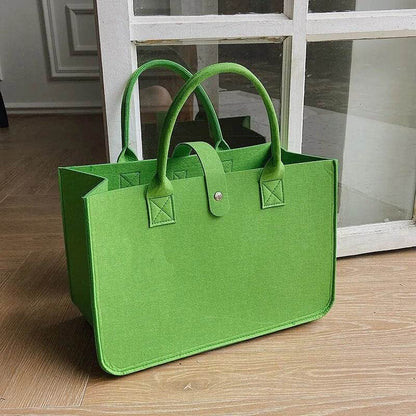 Shopping Handbag Women's Handbag Large Capacity Open Fashion Felt Shopping Designer Tote Woven Bag Shop Online China - Tamnz