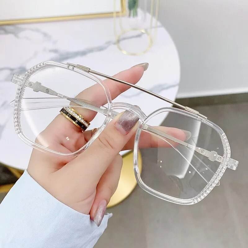Light Blocking Fashion Highend Glasses Men Optical Clear Glasses - Tamnz