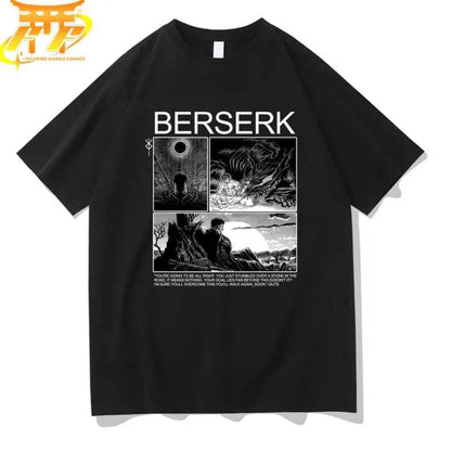 Anime Berserk Guts On Behance Graphic T Shirt for Men Clothing 3D Manga Print Harajuku Fashion Streetwear Women T-Shirt Kid Tops - Tamnz