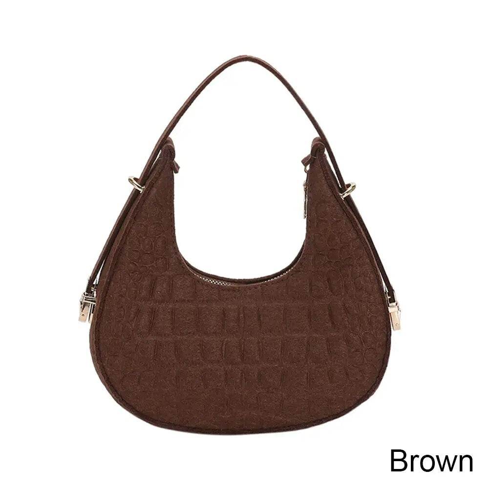 Armpit Shoulder Bag Small Shoulder Purse Underarm Bags Brand Clutch Women Hobos Summer Simple Handbags - Tamnz