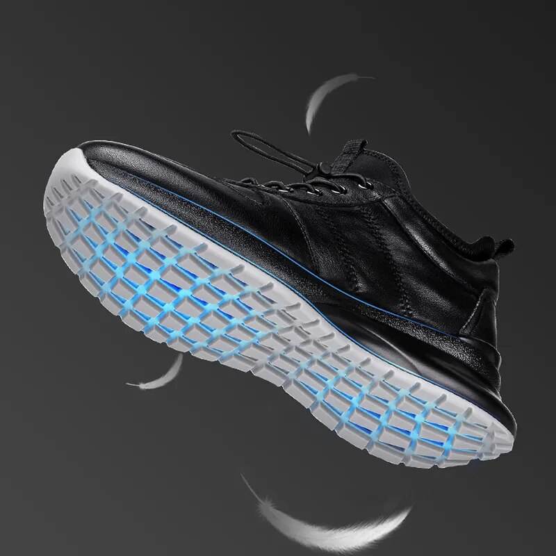 Breathable Leather Shoes for Men Autumn - Tamnz