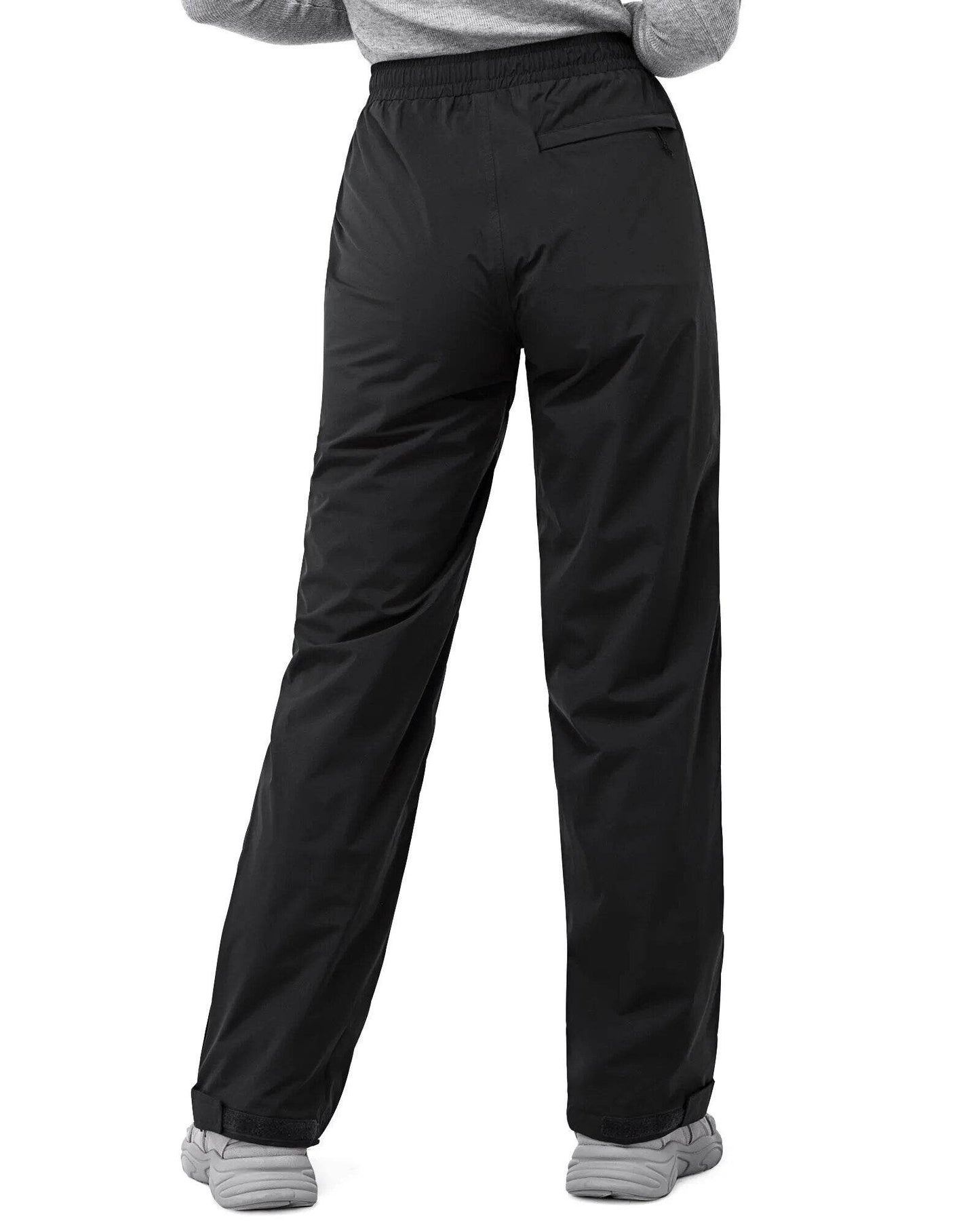 Women's Rain Pants Lightweight Breathable Waterproof Pants Soft Windproof Overall Rain Pants for Hiking, Golf - Tamnz