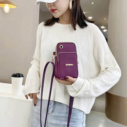 Buylor New Mobile Phone Crossbody Bags for Women Fashion Women Shoulder Bag Cell Phone Pouch With Headphone Layer Wallet - Tamnz