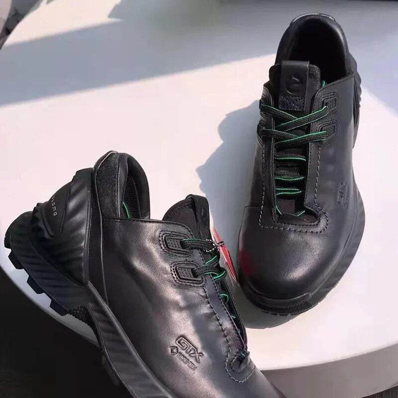 Golf Shoes Men Genuine Leather Golf Wears Golfers Shoes Anti Slip Walking Sneakers - Tamnz
