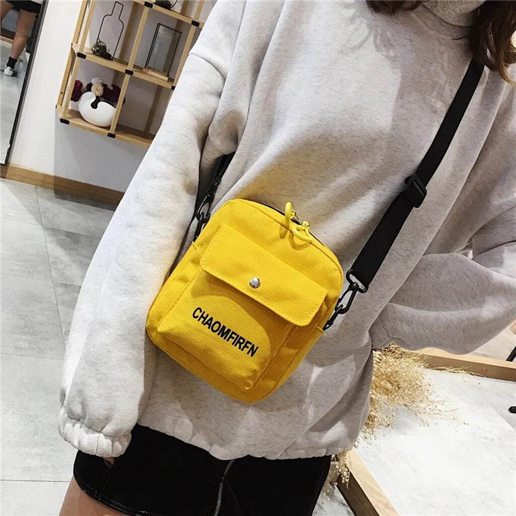 Bags for Women Women Pure Color Casual Tote Outdoor Bag Canvas Handbag Zipper Shoulder Bag Luxury Bag Bolsas Femininas - Tamnz