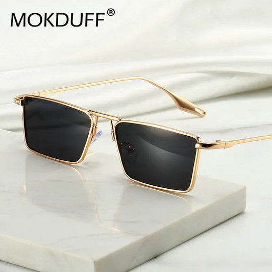 Sunglasses Retro Small Metal Frame Candy Colors Vintage Rectangle - Tamnz