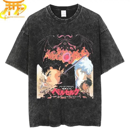 Anime Berserk Guts On Behance Graphic T Shirt for Men Clothing 3D Manga Print Harajuku Fashion Streetwear Women T-Shirt Kid Tops - Tamnz