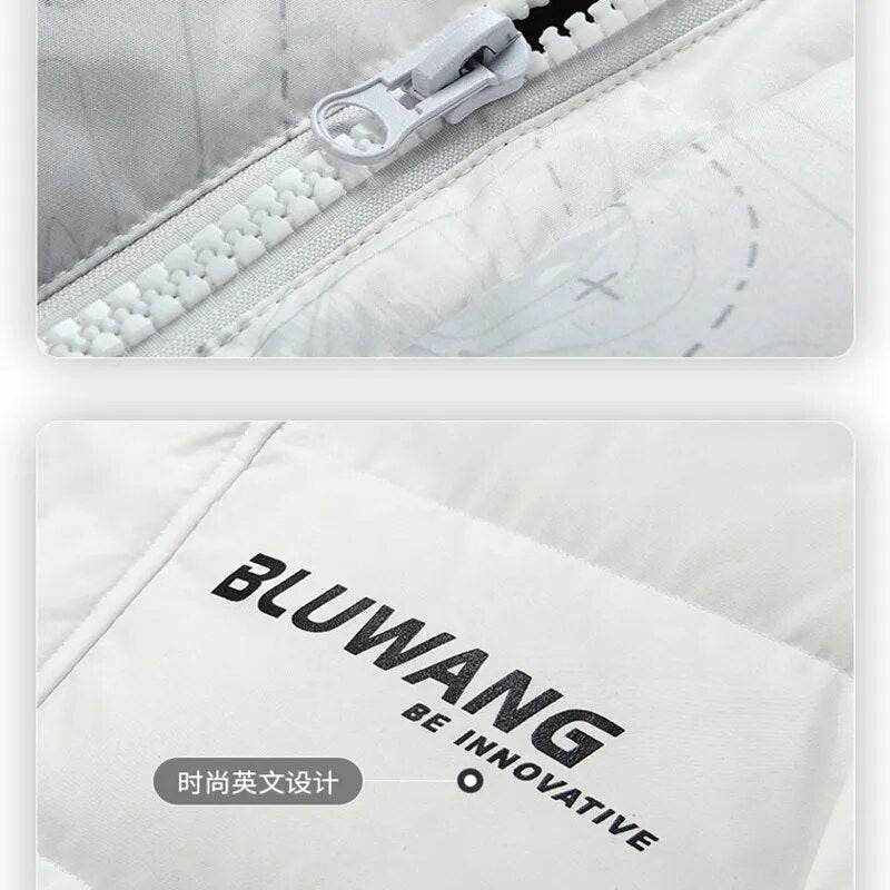 Winter Men's Jacket Long Down Jacket Hood Windproof - Tamnz