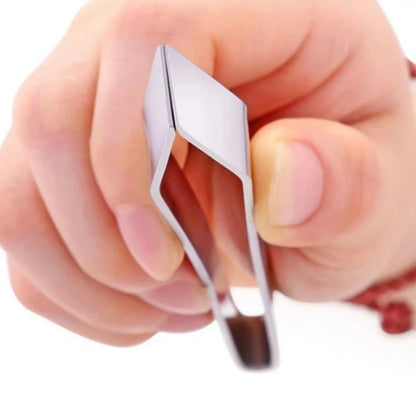 1pcs 430 Stainless Steel Fish Bone Tweezers Pincer Clip Puller Remover Tongs Fish Bone Plucking Clamp Kitchen Gadgets Tools