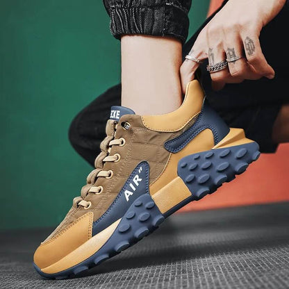 Casual Sport Fashion Shoes Men Running Breathable Sneakers Wearable Rubber Sneakers - Tamnz