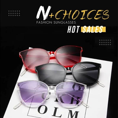 Cateye Sunglasses Women Luxury Brand Glasses Women Men Vintage Eyewear - Tamnz