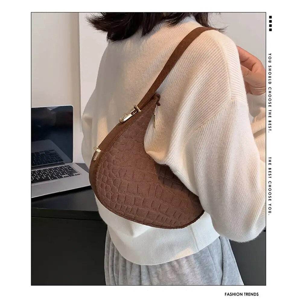 Armpit Shoulder Bag Small Shoulder Purse Underarm Bags Brand Clutch Women Hobos Summer Simple Handbags - Tamnz