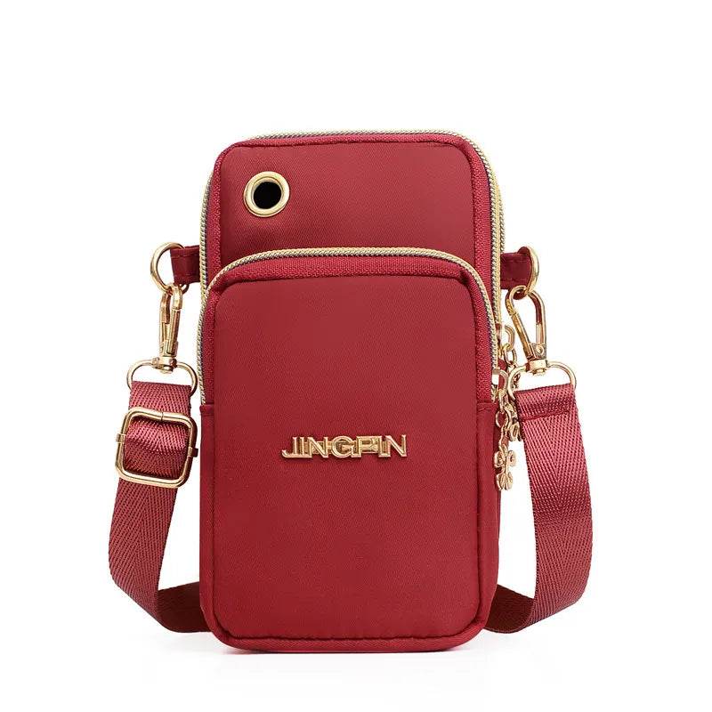 Buylor New Mobile Phone Crossbody Bags for Women Fashion Women Shoulder Bag Cell Phone Pouch With Headphone Layer Wallet - Tamnz