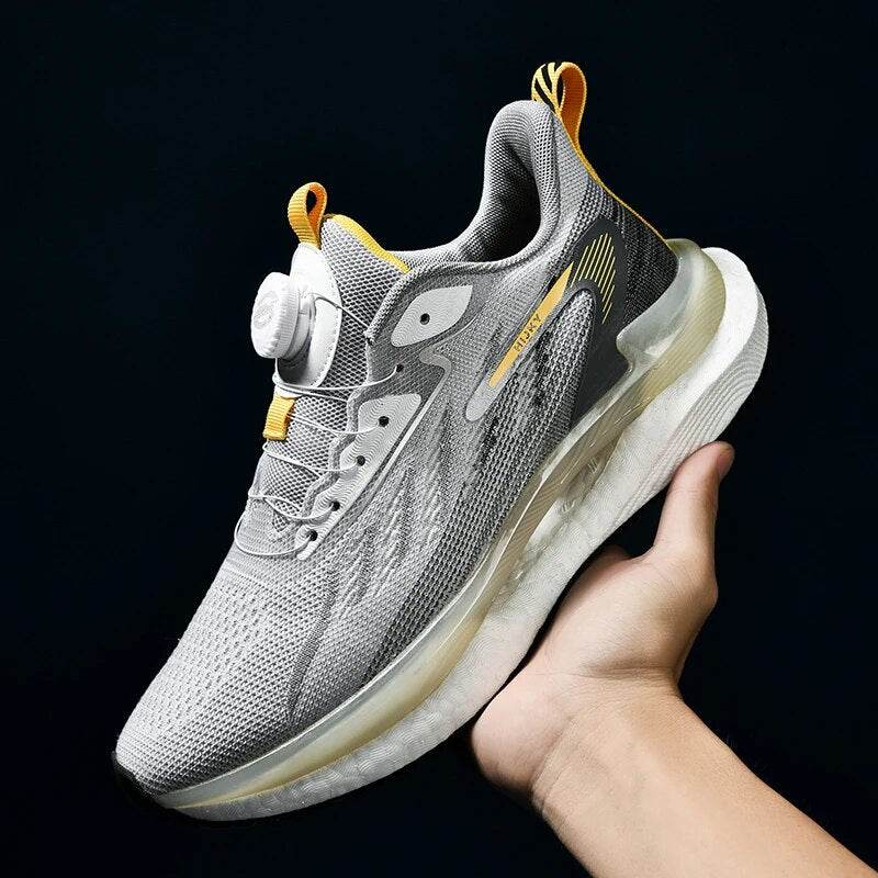 All-match Men's Running Shoes for Men Cushion Jogging Sports Shoes Trendy Outdoor Sneakers Men Mesh Walking Shoes Male Footwear - Tamnz