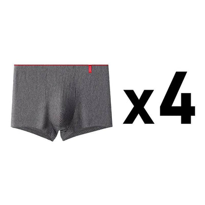 4 Pcs Boxer Men Sexy Stripe Panties Underwear Sexy Knickers for Men Underpants Shorts Fashion Under Wear Lingerie Boxers Briefs - Tamnz
