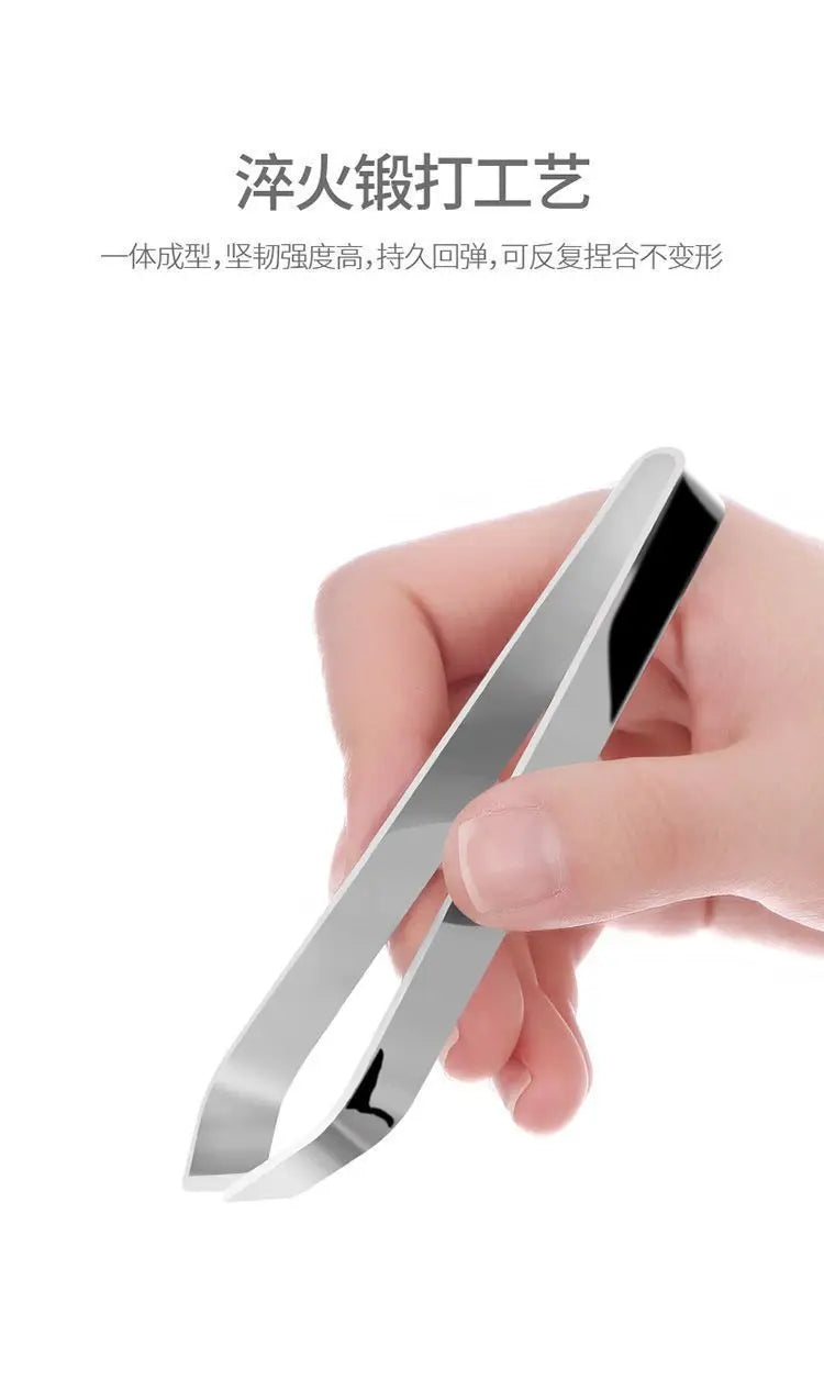 1pcs 430 Stainless Steel Fish Bone Tweezers Pincer Clip Puller Remover Tongs Fish Bone Plucking Clamp Kitchen Gadgets Tools