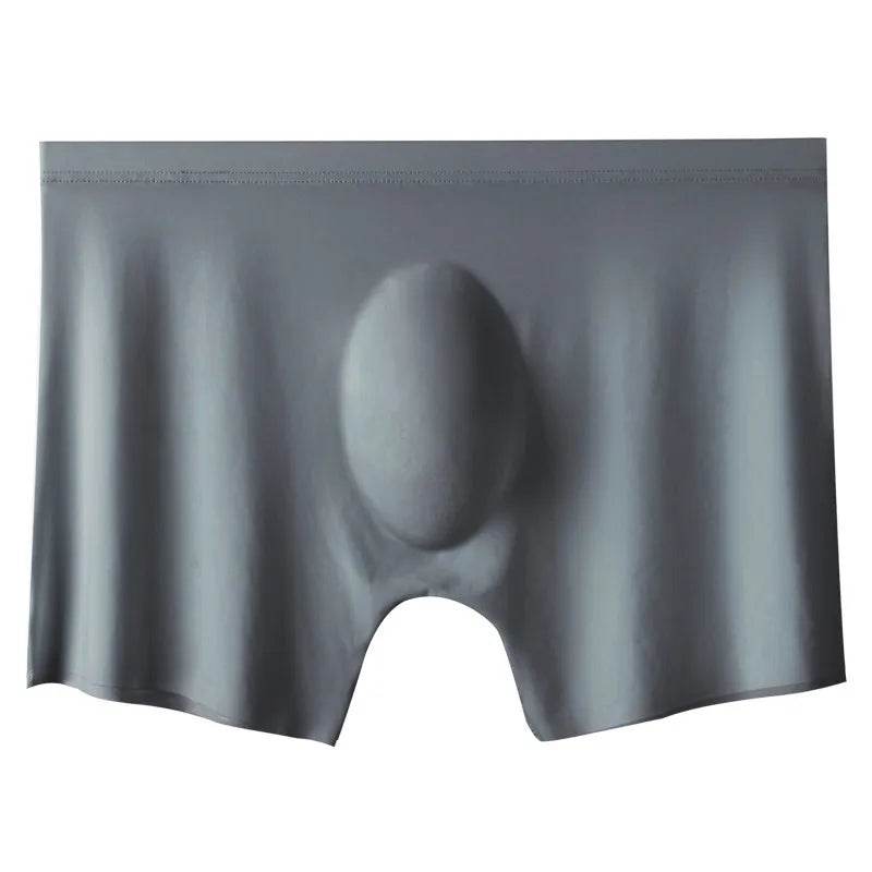 Mens Boxer Shorts Ice Silk Man Underpants Panties Male Ultra-thin - Tamnz