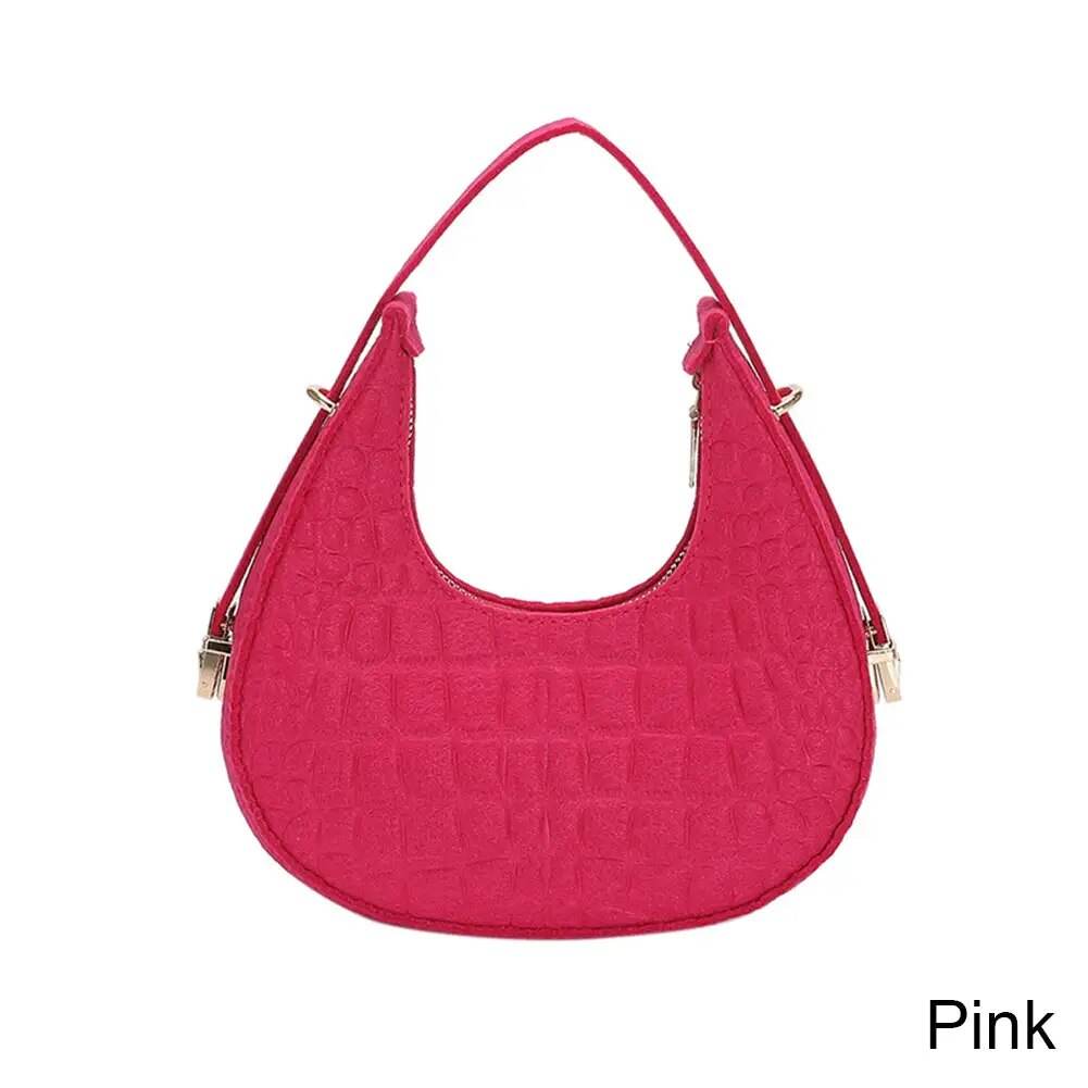 Armpit Shoulder Bag Small Shoulder Purse Underarm Bags Brand Clutch Women Hobos Summer Simple Handbags - Tamnz