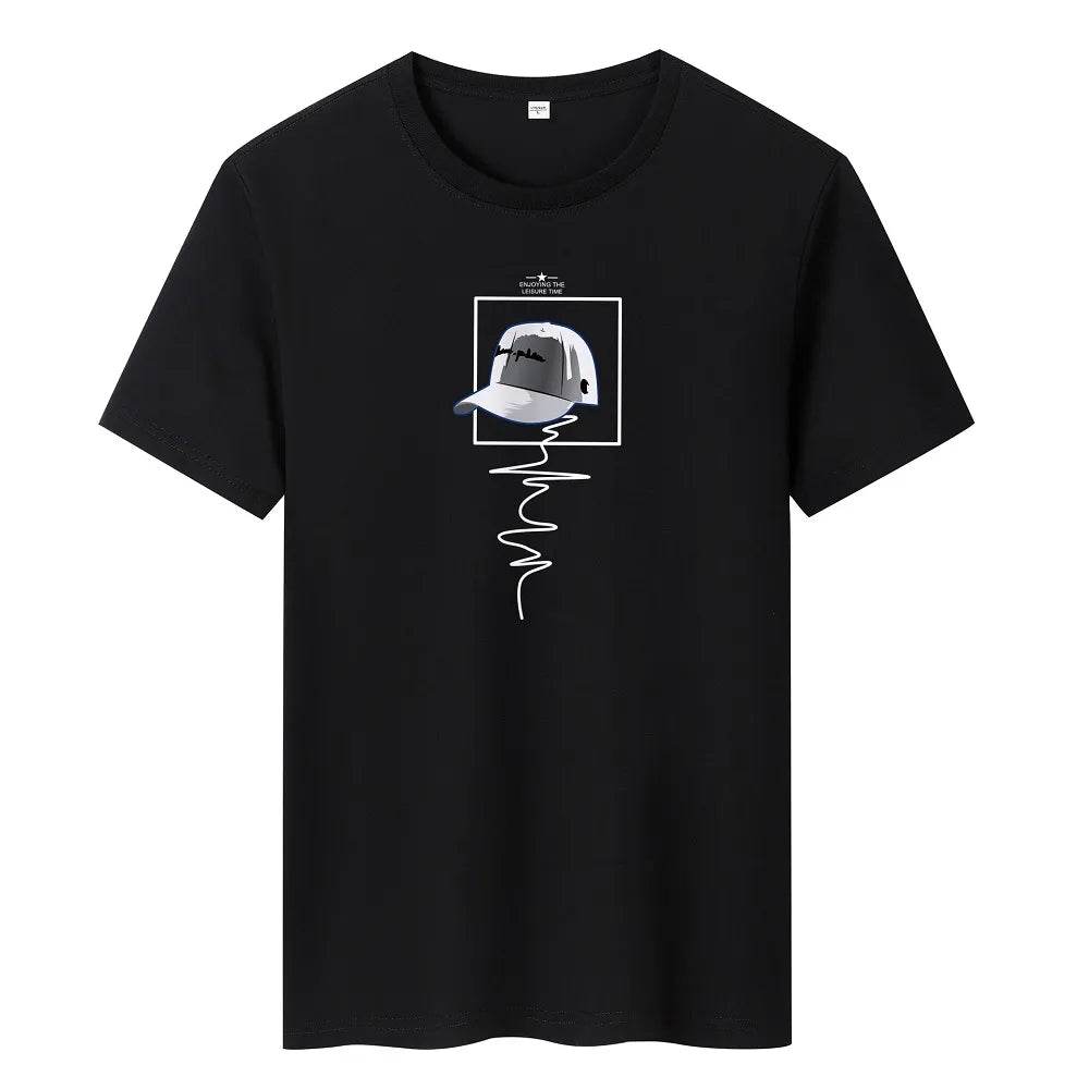 Clothing Fitness White O Neck Anime Man T-shirt For Male Oversized T-shirts Goth Punk - Tamnz
