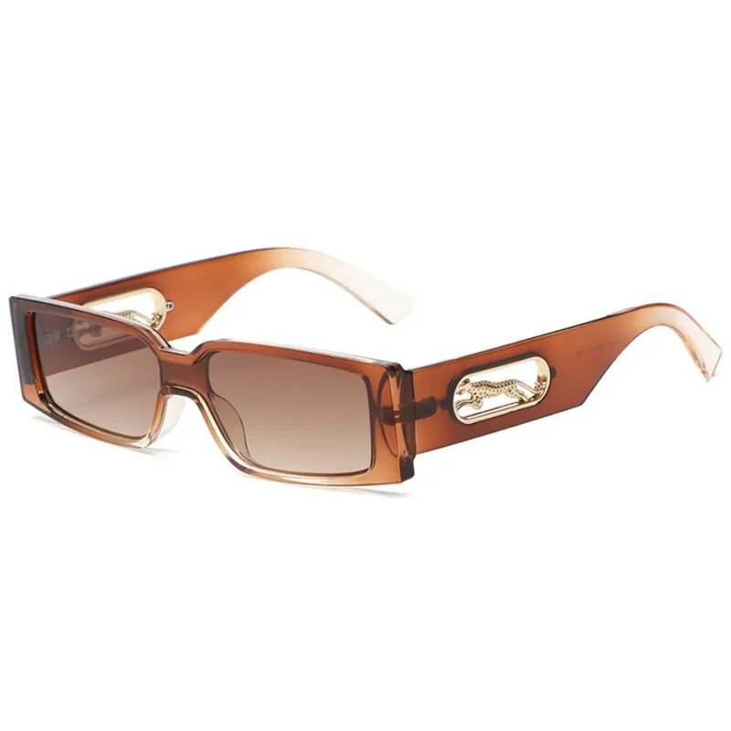 Rectangle Sunglasses Women Fashion Luxury Square Sun Glasses - Tamnz