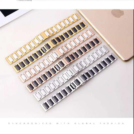 20mm 22mm Ceramic Strap for Samsung Galaxy Watch 6/5/4/3/Gear S3/Active 2/Huawei Watch GT 4/Pro/2/3 Metal Band Amazfit GTR/GTS 4 - Tamnz