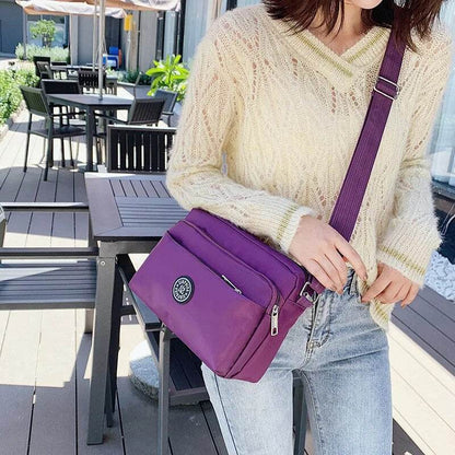 2023 New Casual Solid Color Women Bags Luxury Designer Shoulder Bag Nylon Cloth Lady Messenger Bag Mobile Phone Bag Wholesale - Tamnz