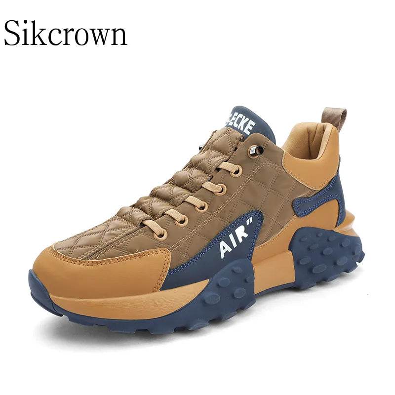 Casual Sport Fashion Shoes Men Running Breathable Sneakers Wearable Rubber Sneakers - Tamnz