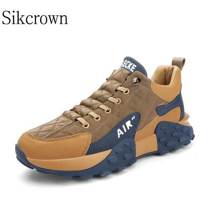 Casual Sport Fashion Shoes Men Running Breathable Sneakers Wearable Rubber Sneakers - Tamnz