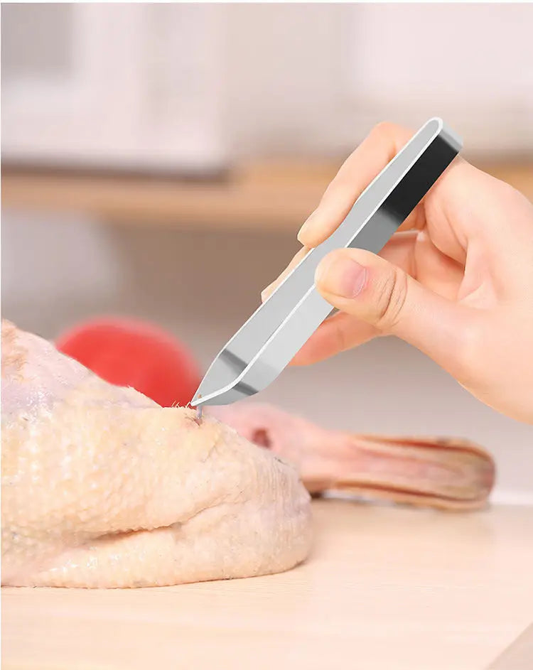 1pcs 430 Stainless Steel Fish Bone Tweezers Pincer Clip Puller Remover Tongs Fish Bone Plucking Clamp Kitchen Gadgets Tools
