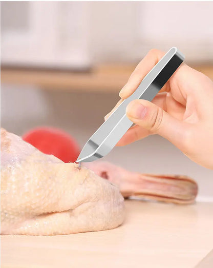 1pcs 430 Stainless Steel Fish Bone Tweezers Pincer Clip Puller Remover Tongs Fish Bone Plucking Clamp Kitchen Gadgets Tools