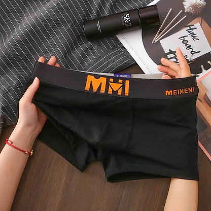 Solid Cotton Underwear Men Boxer Homme Mens Boxers Panties Man Cuecas Masculina Boxershorts M-3XL H008 - Tamnz