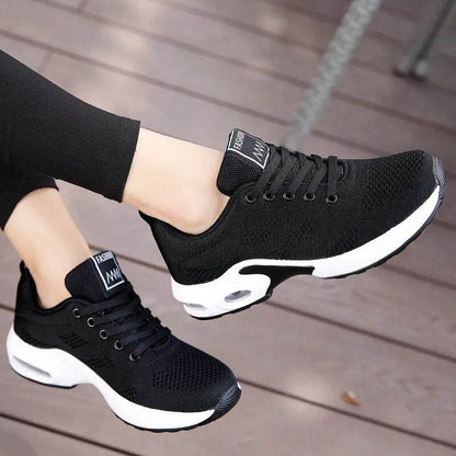 Sports Shoes For Women 2023 Spring White Breathable Casual Sneakers Summer Breathable Air Cushion Running Shoe Zapatillas Mujer - Tamnz