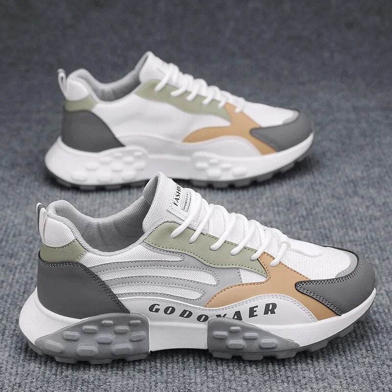 Sneakers MenShoes Sneakers Male Casual Shoes Trainer Race Thick Bottom - Tamnz