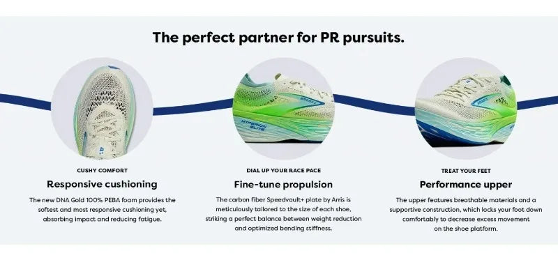 Brooks Hyperion Elite 4 PB Men’s Lightweight Running & Casual Sports Shoes