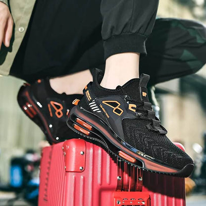 Men's Casual Sneakers Mesh Breathable Running Shoes Comfortable Blade Air Cushion - Tamnz