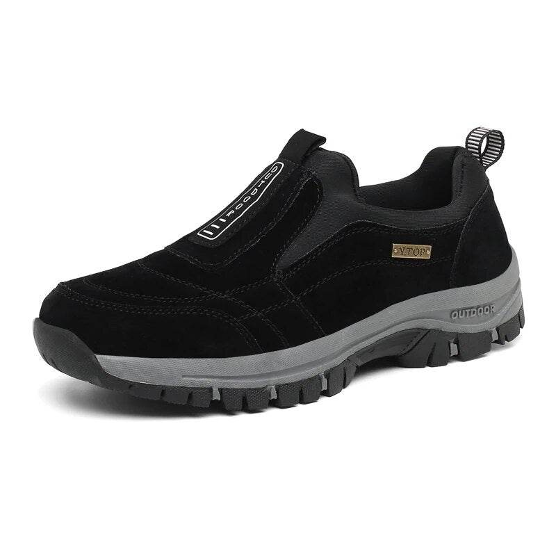 Outdoor Hiking Shoes Slip-On Loafers Training Sneakers Men Walking Shoes Trekking Driving Shoes - Tamnz