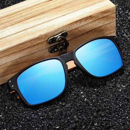 Brand Design Beech Wood Handmade Sunglasses Men Polarized Eyewear Outdoor - Tamnz