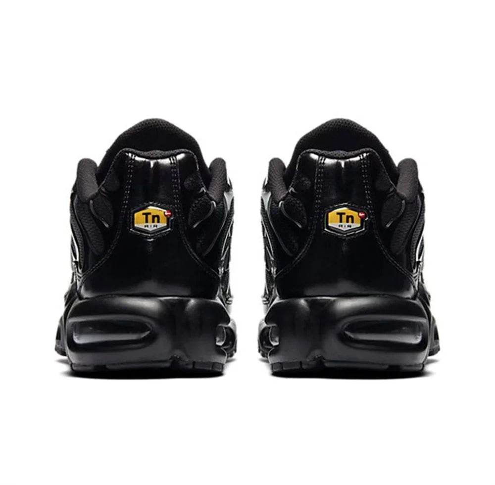 Nike Air Max Plus TN Men Women Running Shoes Breathable, Non Slip, Durable Air Cushion, Cushioning Fabric Triple Black - Tamnz